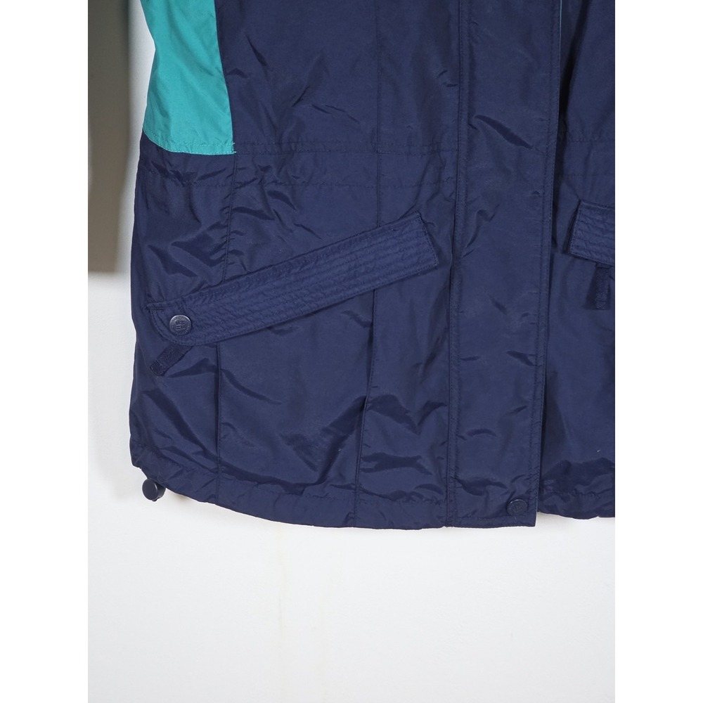 Columbia Womens Large Gizzmo 3 in 1 Blue Nylon Parka Ski Snow Winter Coat Layer - Picture 3 of 11